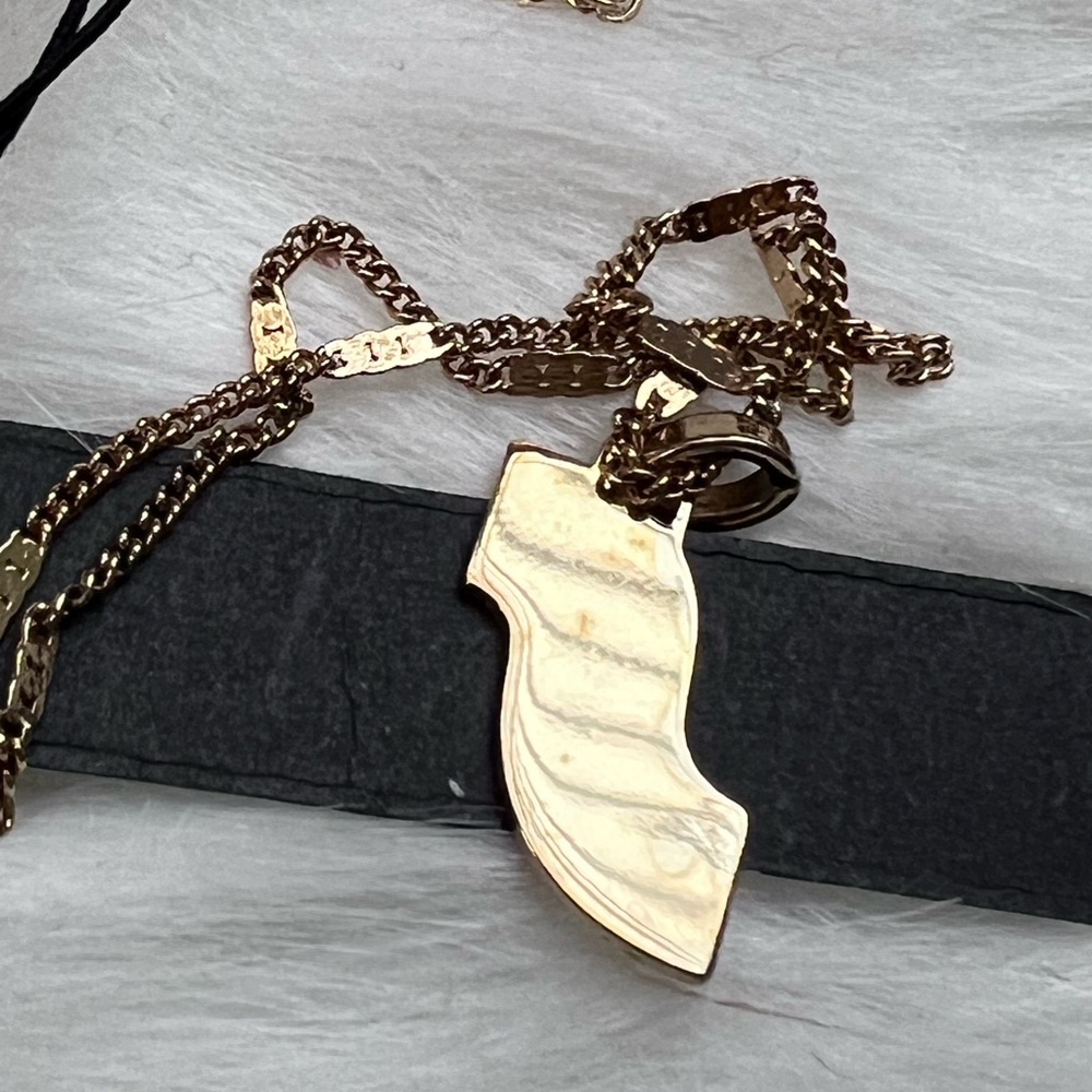 Jenny Bird Gold Pendant Letter S Initial Necklace